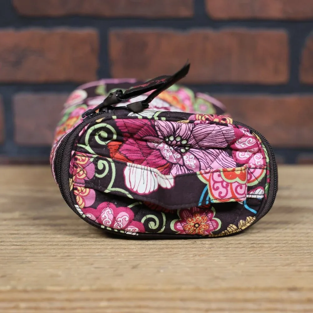 Vera Bradley Retired Mod Floral Pink Insulated Cosmetic Bag/Bottle Holder - Picture 5 of 7